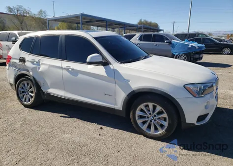 2016 BMW X3 Sdrive28I from USA, damaged, VIN 5UXWZ7C56G0T43369